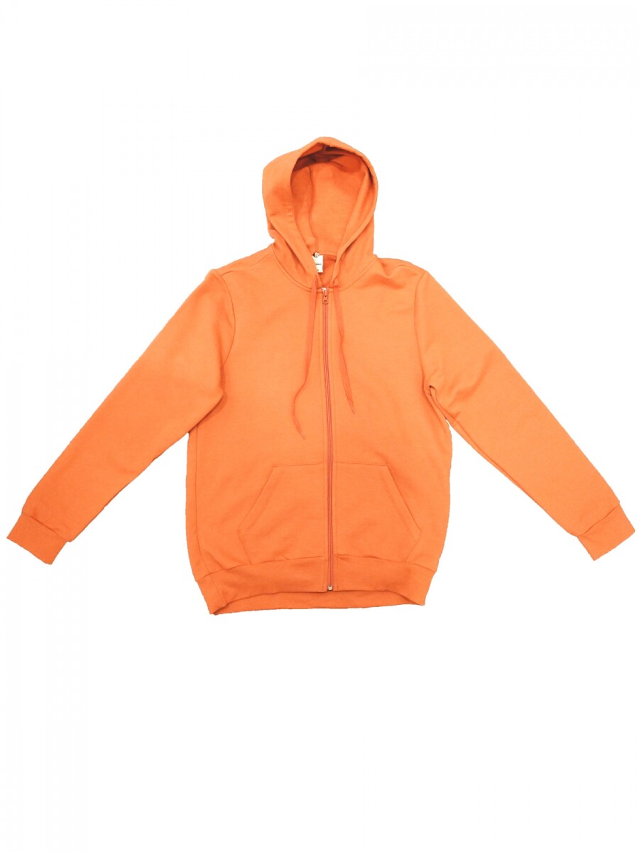 CAMPERA UNISSEX BÁSICA ADULTO - NARANJA 