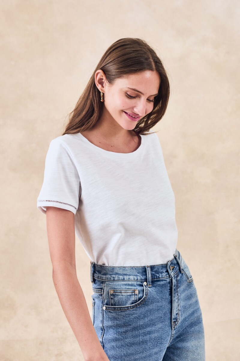 Remera Algodón Blanco