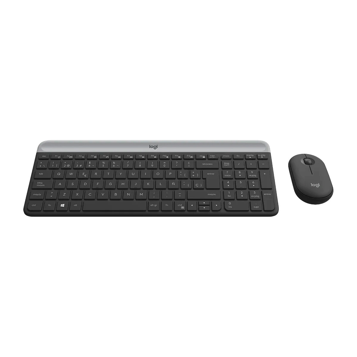 Combo Teclado Y Mouse Inalámbrico Logitech MK470 Negro 