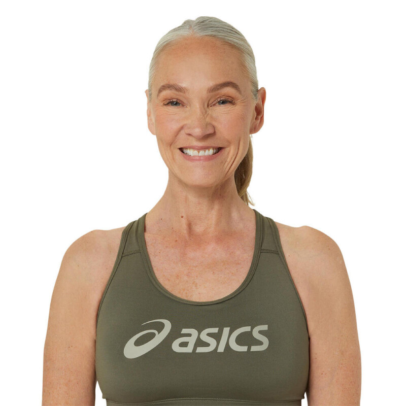 Bra Running Padded Mujer Mantle Green/olive Grey