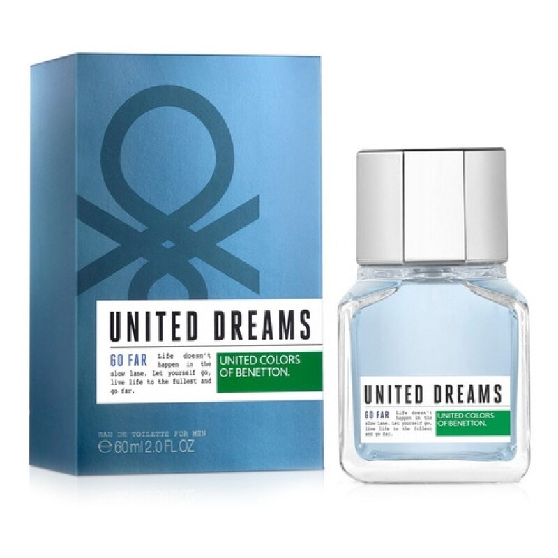 Perfume Benetton United Dreams Go Far Men EDT 60ml Original Perfume Benetton United Dreams Go Far Men EDT 60ml Original