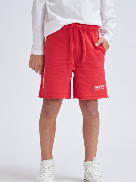 Short deportivo liviano California- Rojo