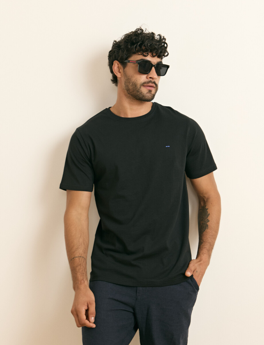 520658 T-SHIRT HARRINGTON LABEL Negro