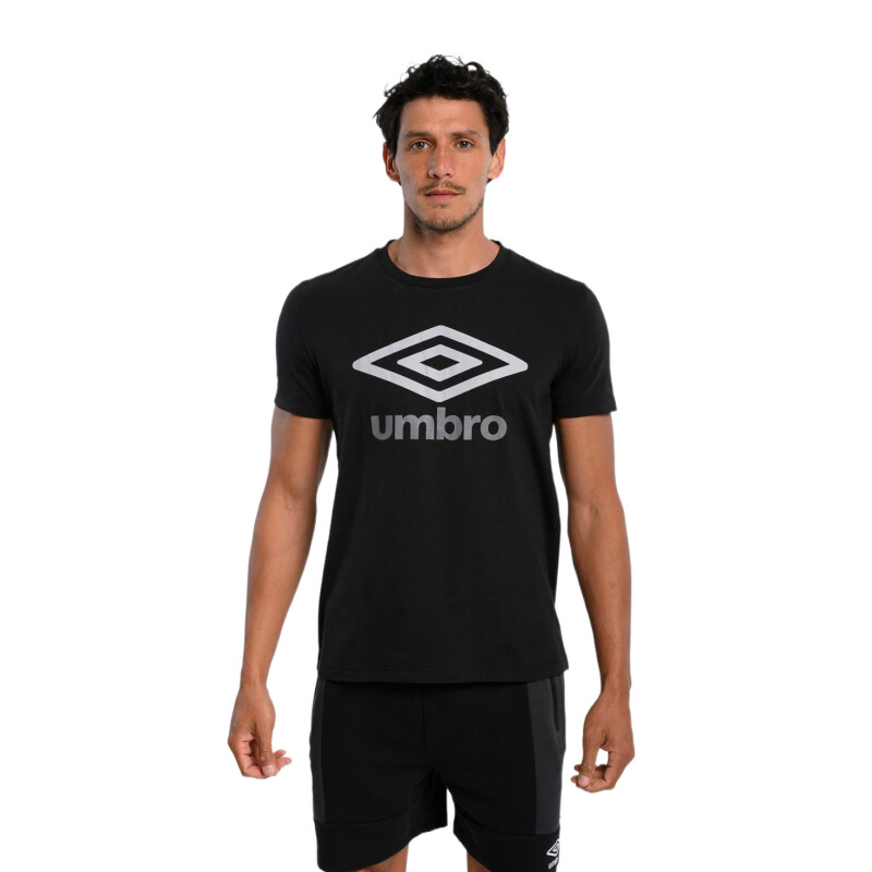 Remera de Hombre Umbro Big Logo Negro - Gris