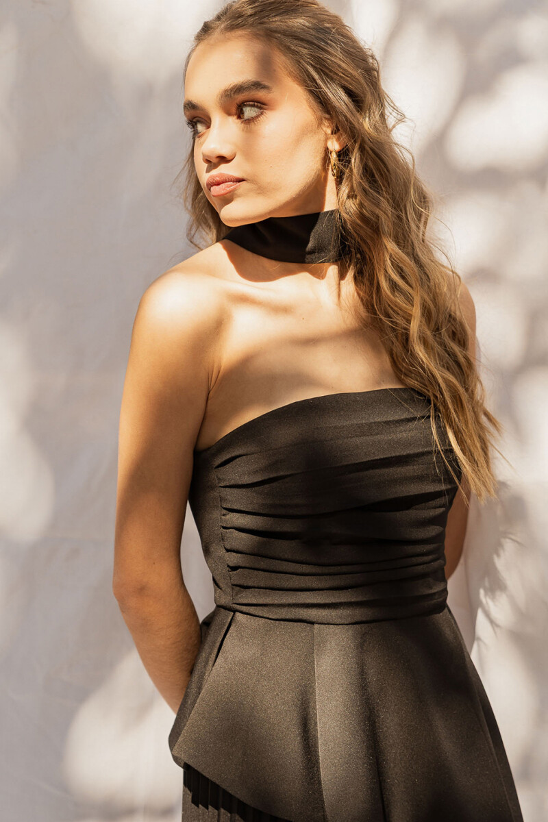 FALDA OLIVIA MAXI NOIR FALDA OLIVIA MAXI NOIR
