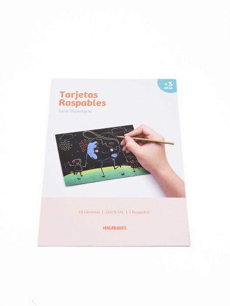 TARJETAS RASPABLES NEGRO
