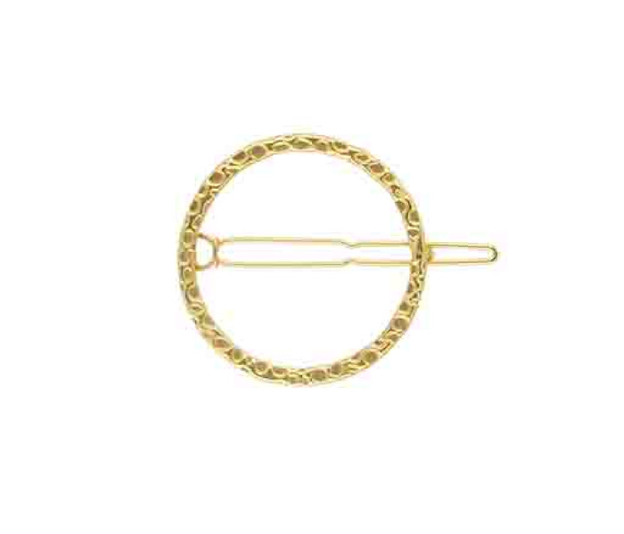 Broche de Mujer Miss Carol Broche de pelo circular Dorado