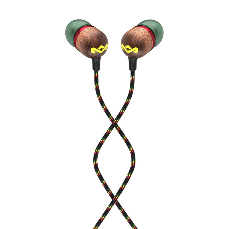 Auriculares House of Marley SMILE JAMAICA (mini jack) - Rasta Auriculares House of Marley SMILE JAMAICA (mini jack) - Rasta