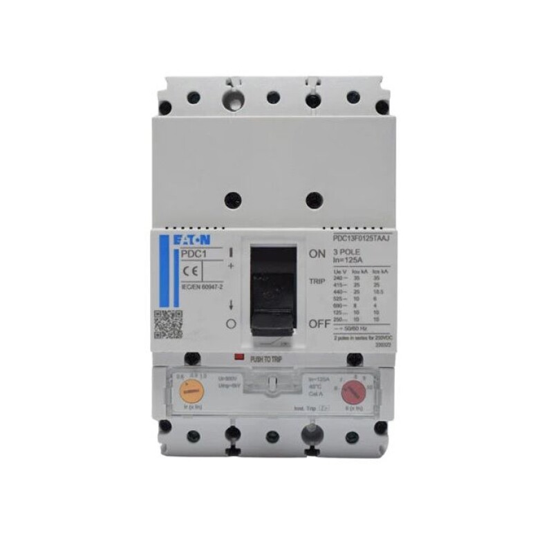 DISYUNTOR REGULABLE PDC 3X 160A 25KA - EATON DISYUNTOR REGULABLE PDC 3X 160A 25KA - EATON