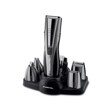 CORTADORA DE PELO Y BARBA 7 EN 1 PUNKTAL PK-HSE2115 Acero