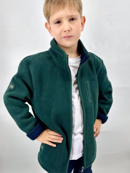 CAMPERA LEGACY 5497 POLAR NIÑO VERDE