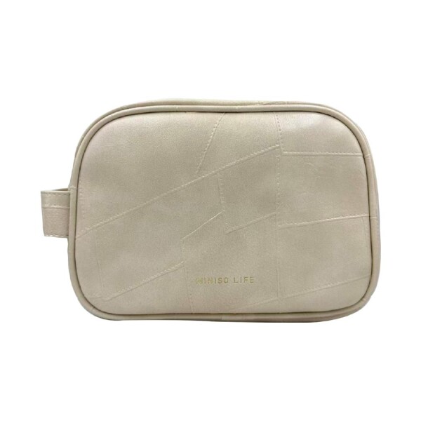 Portacosméticos asa lateral beige
