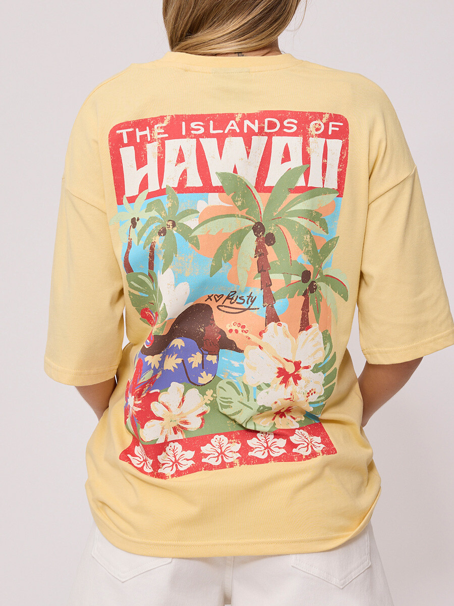 T-SHIRT NESSA RUSTY - Amarillo 