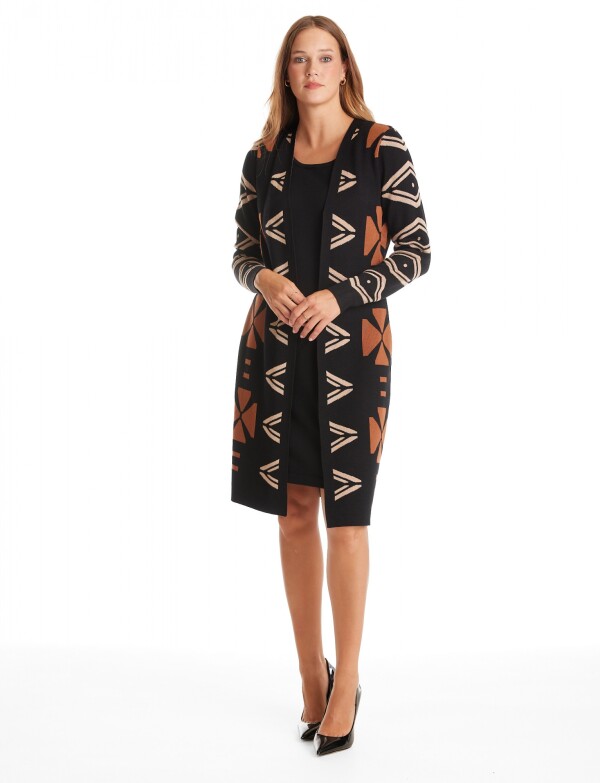 Vestido Twofold NEGRO/MARRON