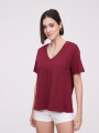 Remera Matteis Bordeaux Oscuro
