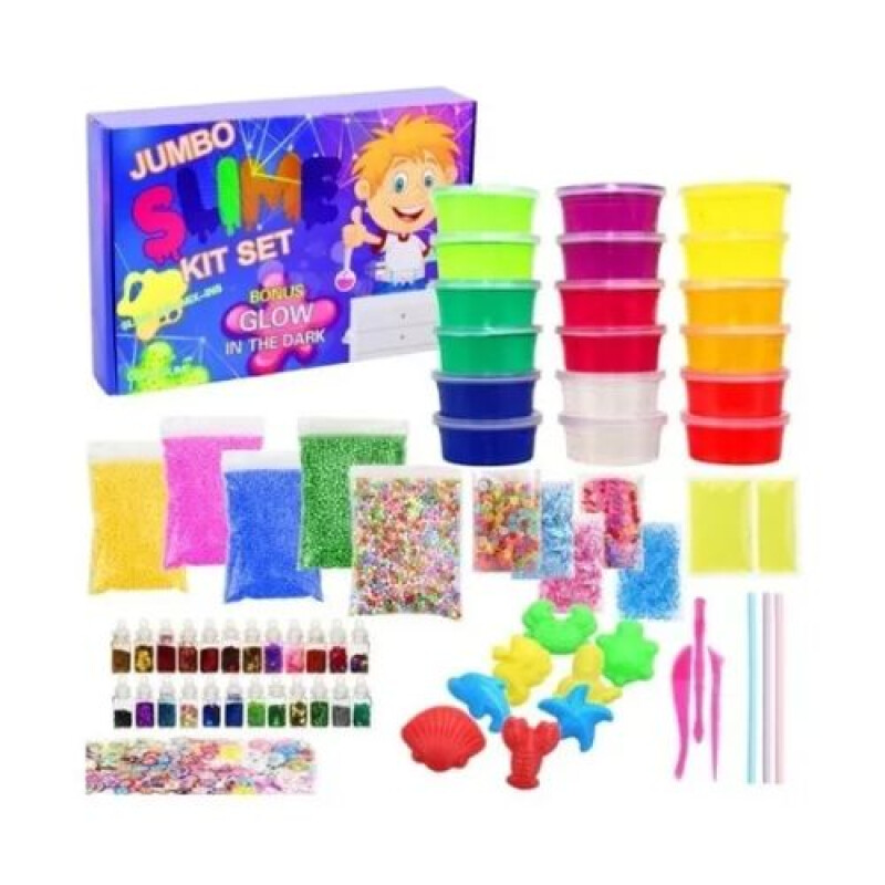 Kit Slime 18 colores - 64 piezas Kit Slime 18 Colores - 64 Piezas