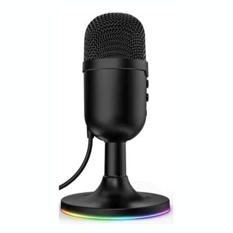 Micrófono Gamer XION XI-MICGA Con Iluminación RGB - Black Micrófono Gamer XION XI-MICGA Con Iluminación RGB - Black