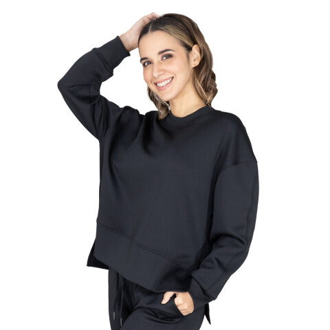 SWEATSHIRT FEM POLY/SPX EVERLAST SCUBA BK W6 BLACK