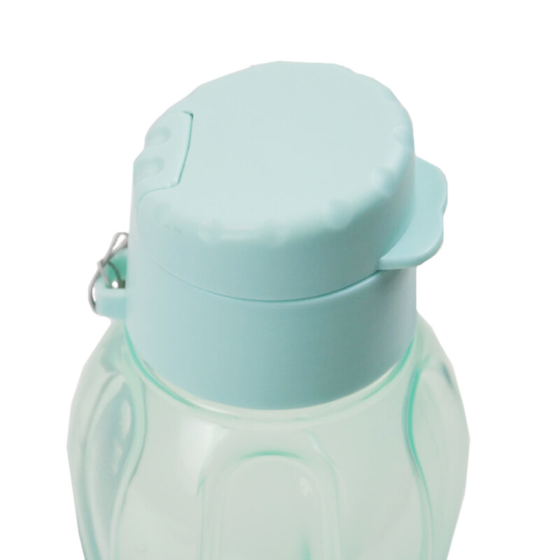 Botella caramañola plástica con tapón 600 ml VERDE