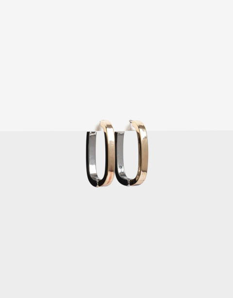 Aros Argollas Metal Aros Argollas Metal Biplating - Dorado