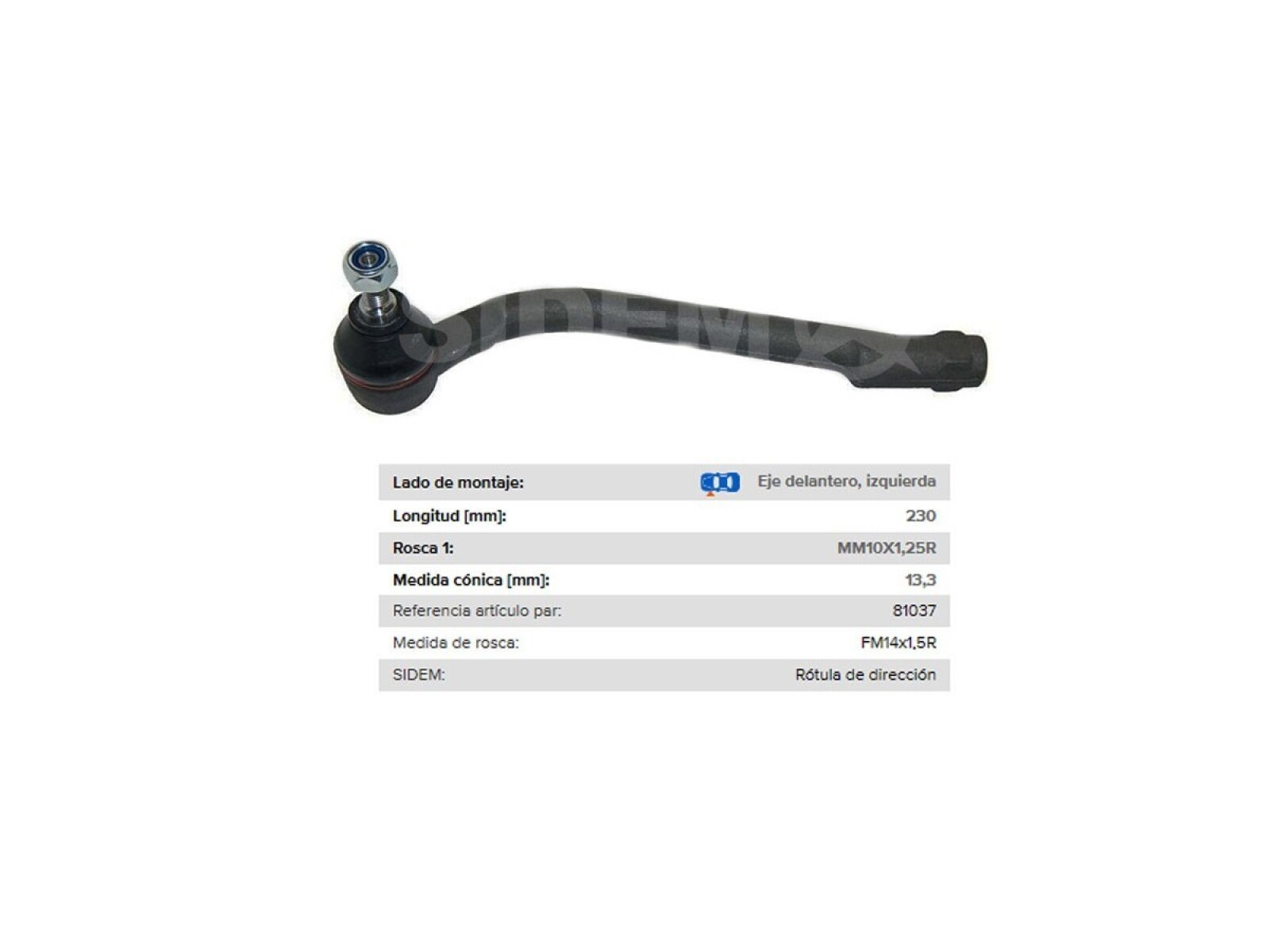 Puntero Hyundai I30, Kia Cerato 06-25 Izq 