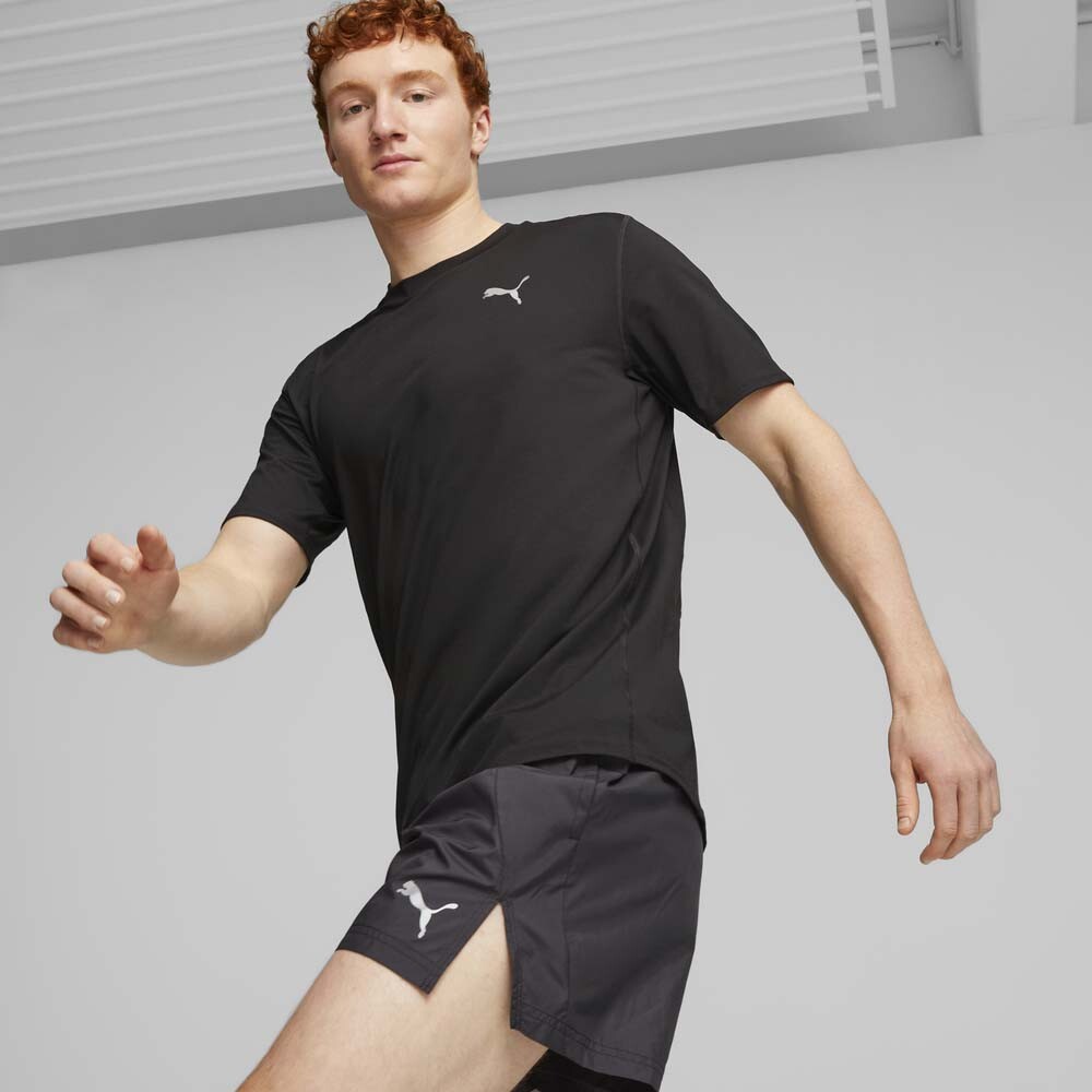 Run Cloudspun SS Tee - Hombre Black