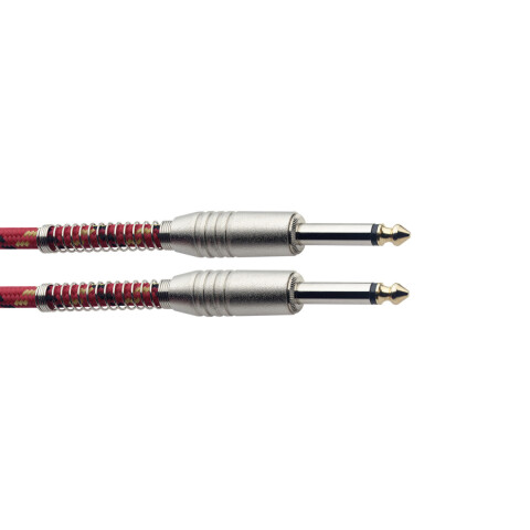 Cable guitarra Stagg SGC3VTRD 3m rojo Cable guitarra Stagg SGC3VTRD 3m rojo