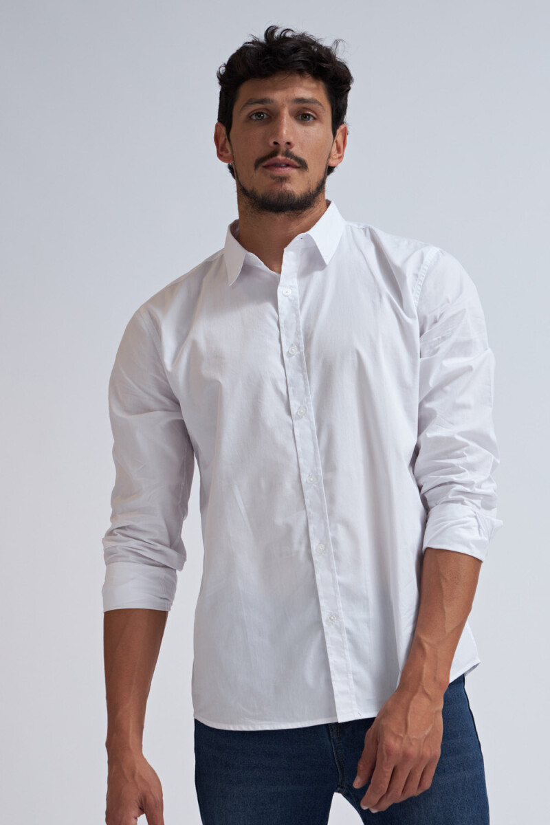 Camisa manga larga - Blanco 