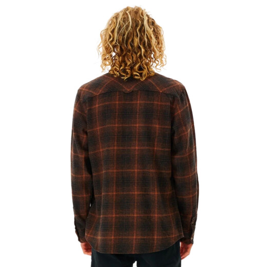 Camisa ML Rip Curl Quality Surf Products - Marrón Camisa ML Rip Curl Quality Surf Products - Marrón
