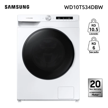 Lavasecarropas Samsung WD10T534DBW Carga Frontal 10.5KG 001
