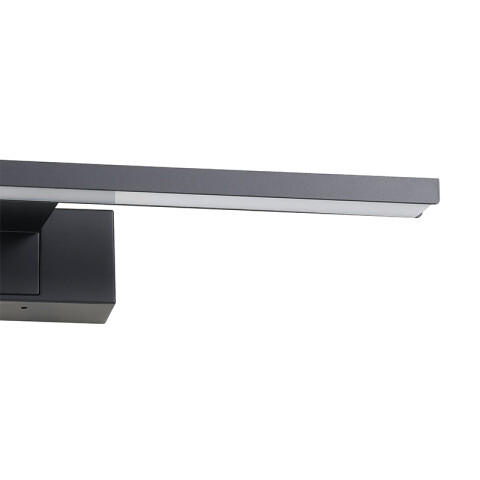 Aplique LED para baños negro 3 tonos 400 mm EG3546