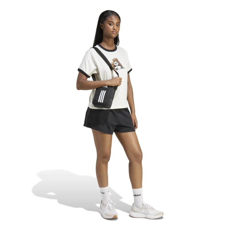 SHORT ADIDAS PANDA T Mujer KB7214 Blanco