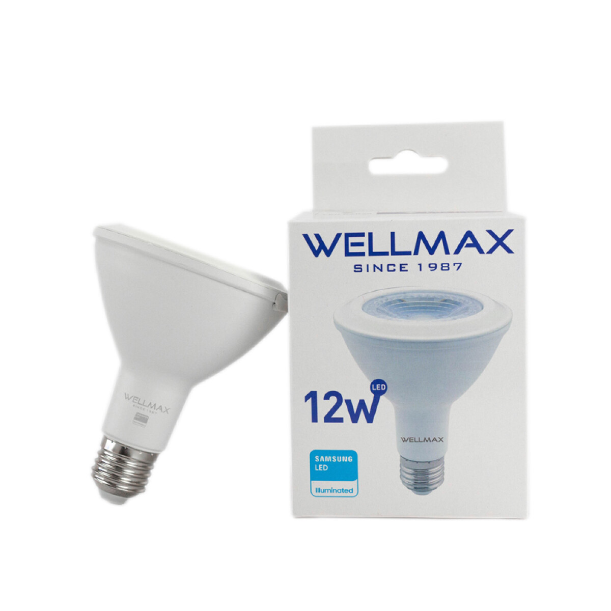 ZZ LAMPARA LED PAR30 12W E-27 FRIA WELLMAX ++ - N/a 
