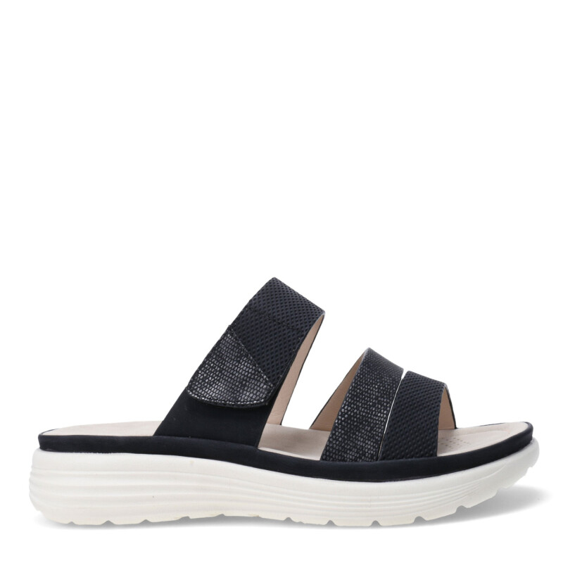 Sandalias de Mujer Lady Confort s DINAN con dos tiras Negro