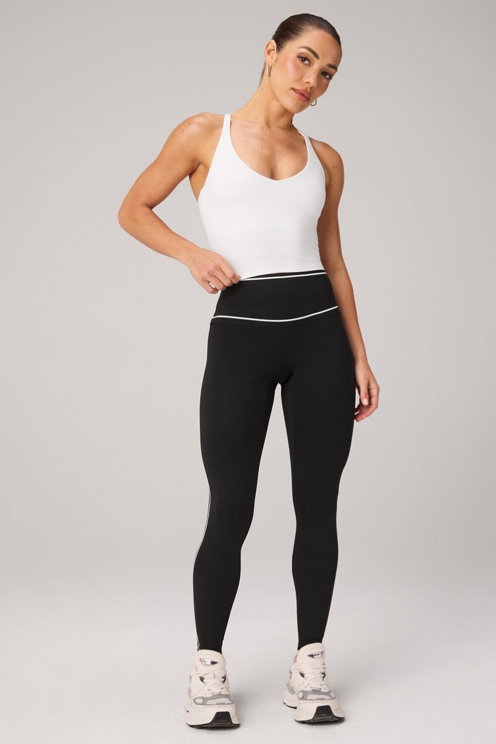 Legging The No-Seam Pureluxe Tlc Legging Mujer Black/Classic White