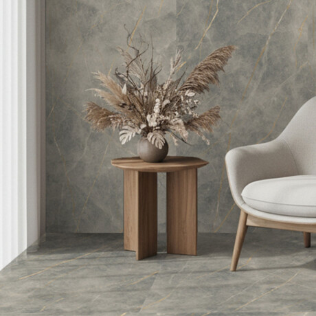 PORCELANATO MARMOLADO 63X121 SATINADO GRIS RECTIFICADO GAMAS DE GRIS