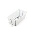 Baño Stokke Flexibath Plegable Blanco y gris