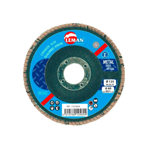 DISCO FLAP ZIRCONIO 115 X 22,23 MM GRANO 100 REF156
