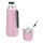 Termo eléctrico Peabody E-Termo 1L 700W con mate y bombilla Rosa