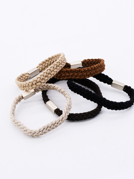 COLEROS PACK X 5 BEIGE