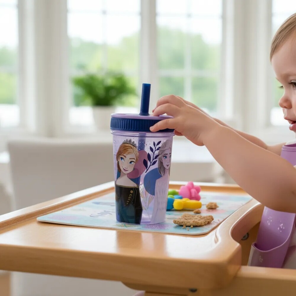 Vaso sorbito silicona antiderrame TOT - personajes frozen