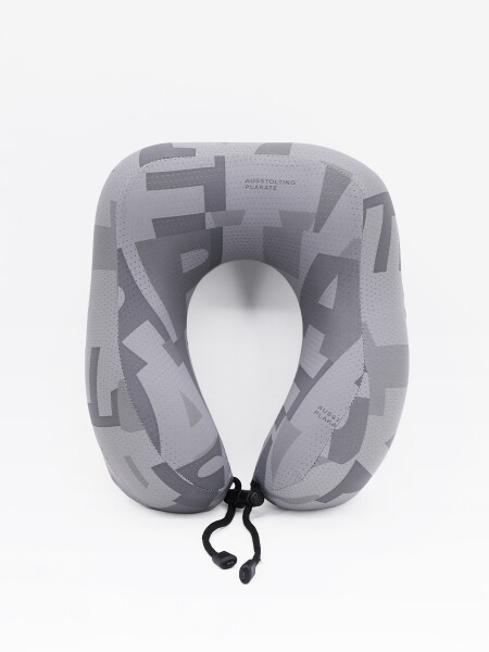 ALMOHADON VIAJE QATAR MEMORY GRIS