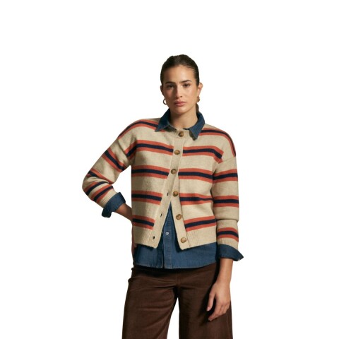 CARDIGAN TRINDADE S-XXL BEIGE MELA