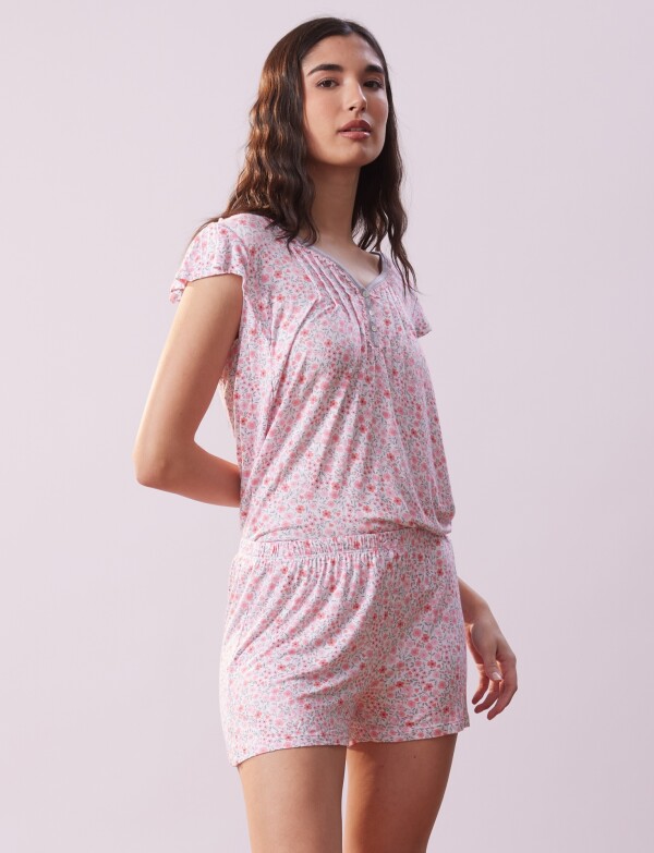 Pijama C/short MULTI/ROSA