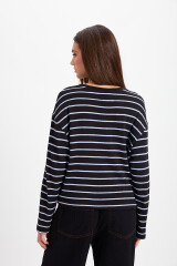 Tshirt Duo Negro/Celeste