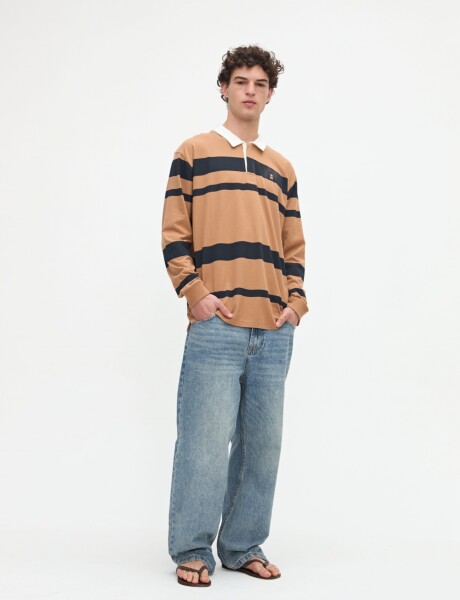 Remera polo Parsons Tostado