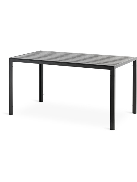 Mesa de jardín JERSORE A80xL140 negro Mesa de jardín JERSORE A80xL140 negro