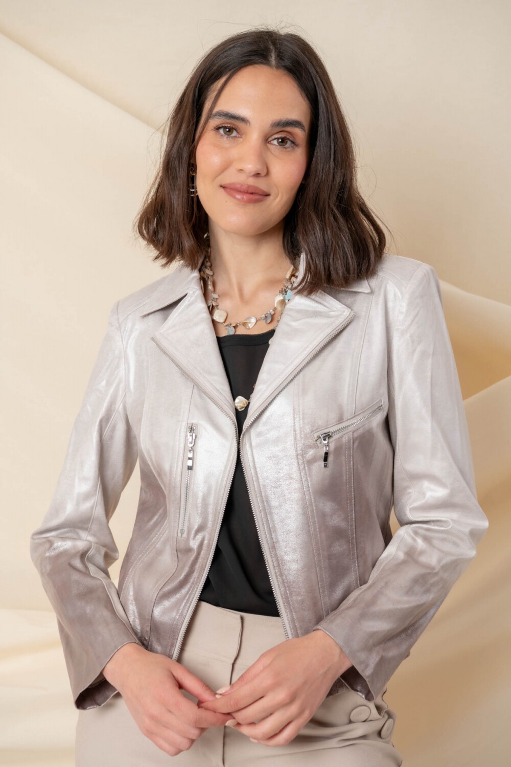 CHAQUETA JOLIE Café