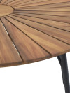 Mesa de jardín BASTRUP Ø120 mad dura/negro Mesa de jardín BASTRUP Ø120 mad dura/negro