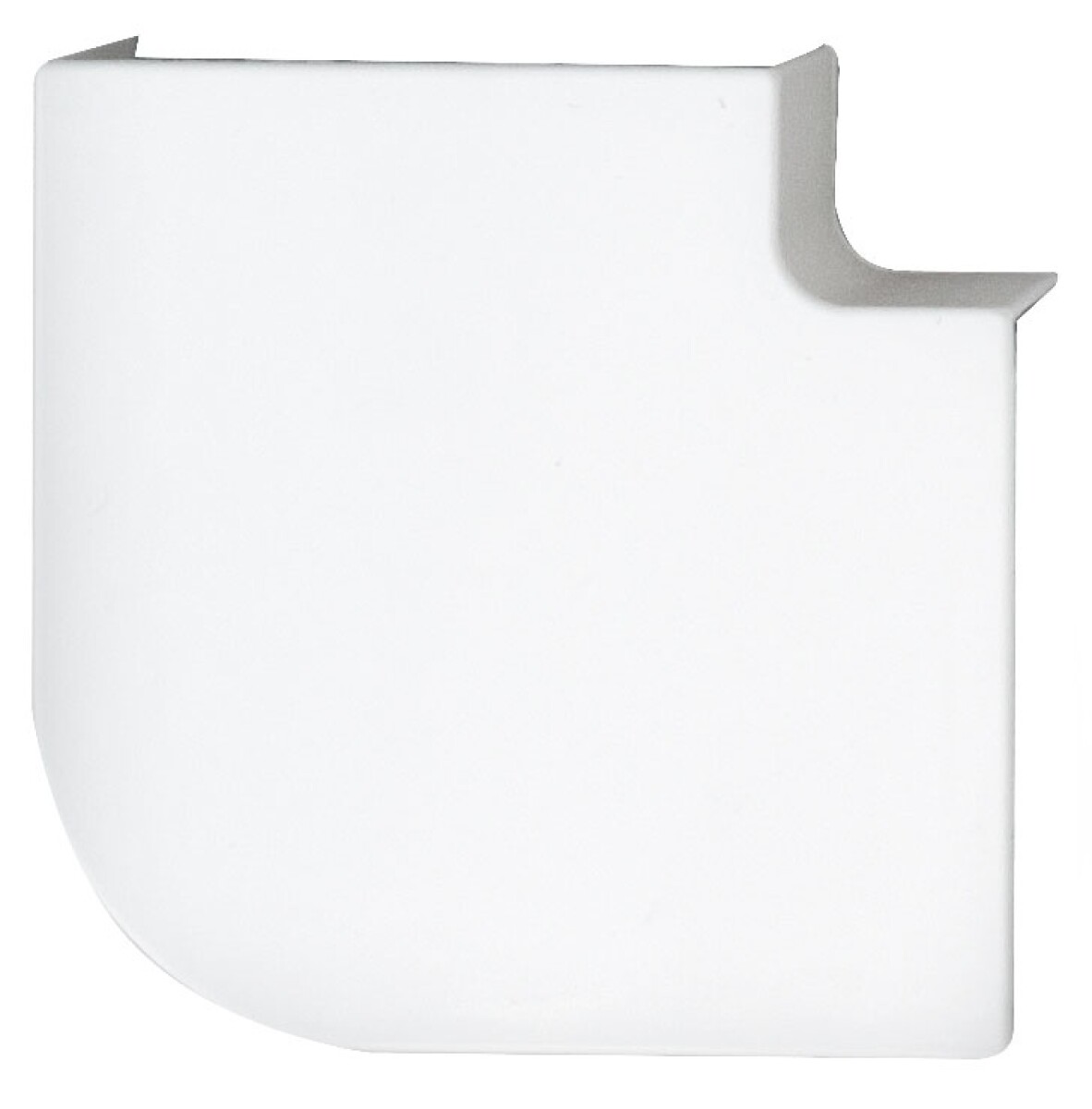 ACCESORIO CANAL 100x50mm CURVA PLANA BLANCO 
